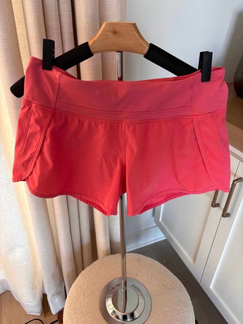 Lululemon Women's Coral Performance Running Shorts